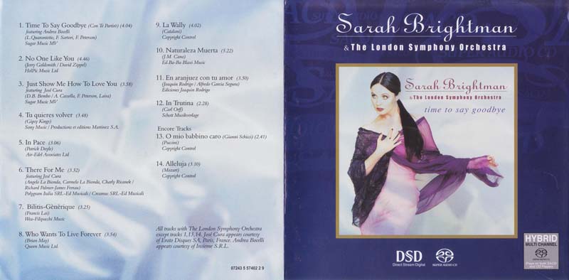Sarah Brightman 莎拉布莱曼 音乐专辑76张77CD[ISO][WAV+CUE]