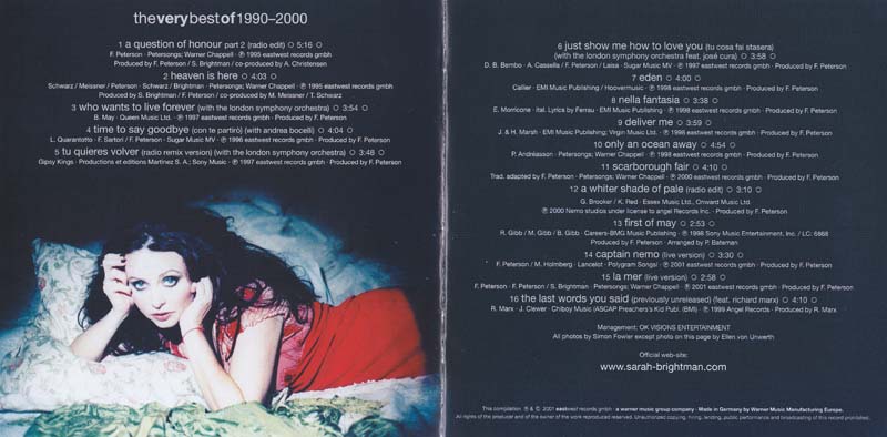 Sarah Brightman 莎拉布莱曼 音乐专辑76张77CD[ISO][WAV+CUE]