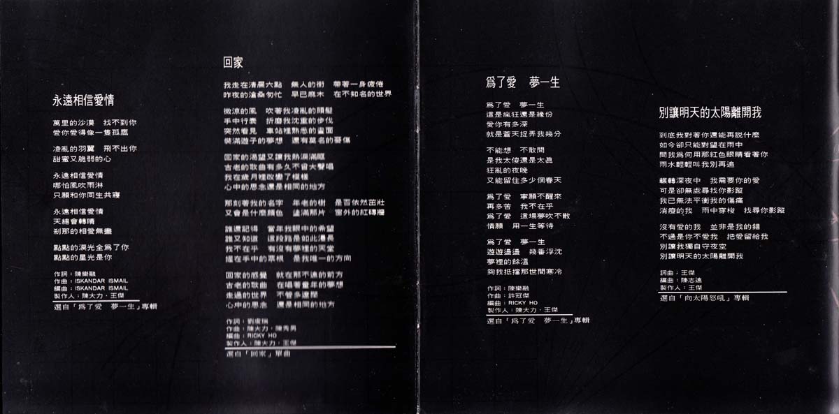 精选Ⅰ浪子心（1993年发行首张国语精选辑）