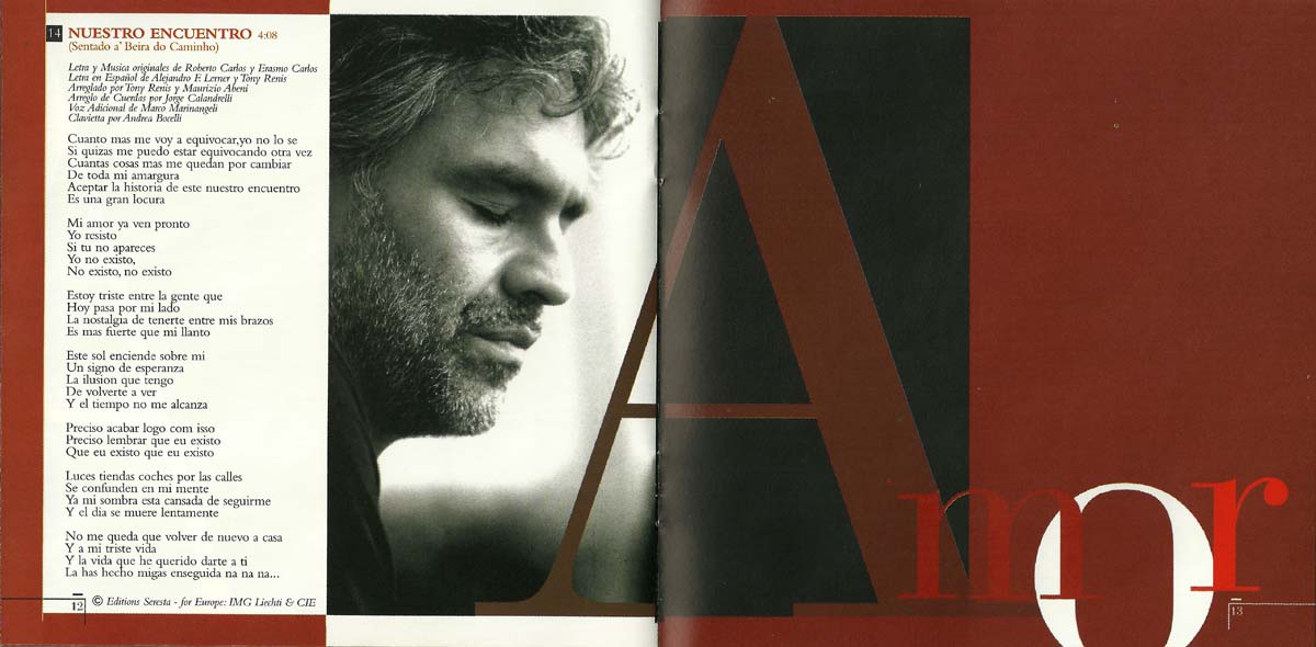 Andrea Bocelli 安德烈·波切利 音乐专辑58张59CD[ISO WAV+CUE]