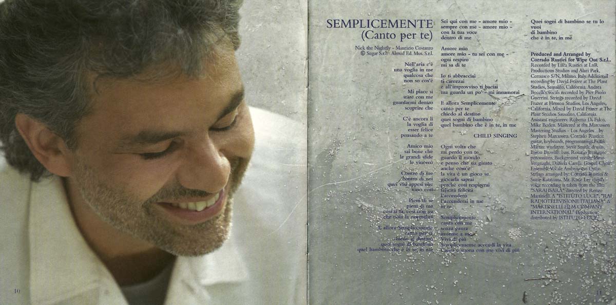 Andrea Bocelli 安德烈·波切利 音乐专辑58张59CD[ISO WAV+CUE]