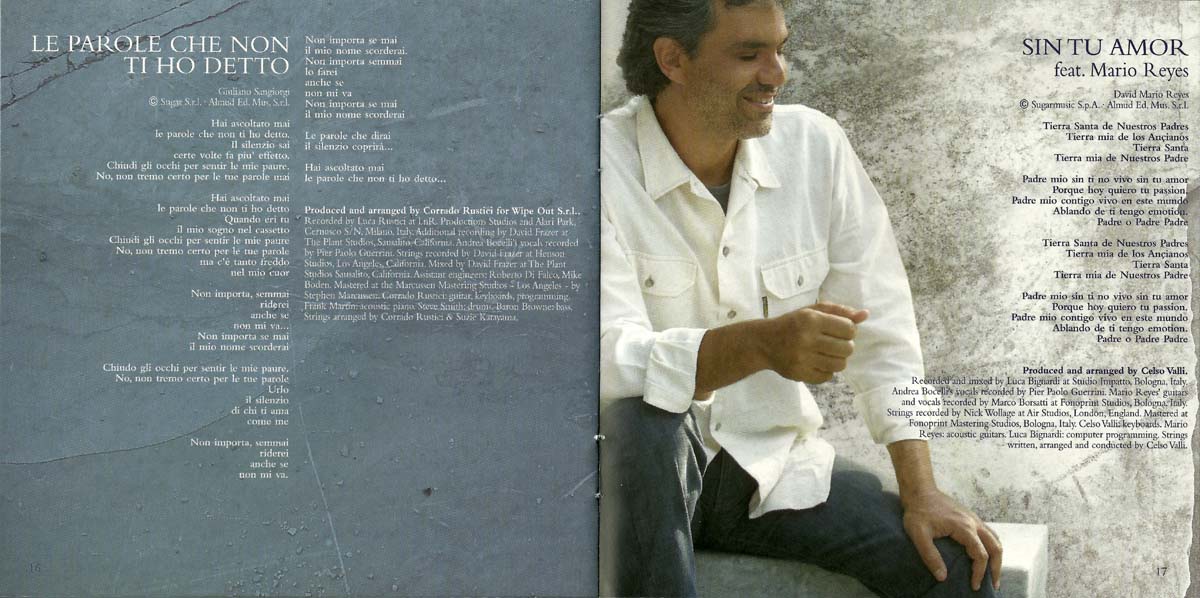 Andrea Bocelli 安德烈·波切利 音乐专辑58张59CD[ISO WAV+CUE]