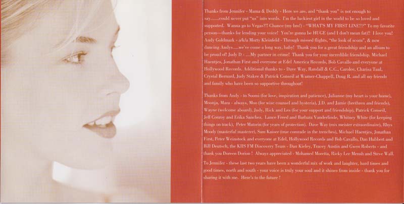 Jennifer Paige 珍妮弗·佩姬 – 1998 – Jennifer Paige [POCP-7350][日本版][WAV]