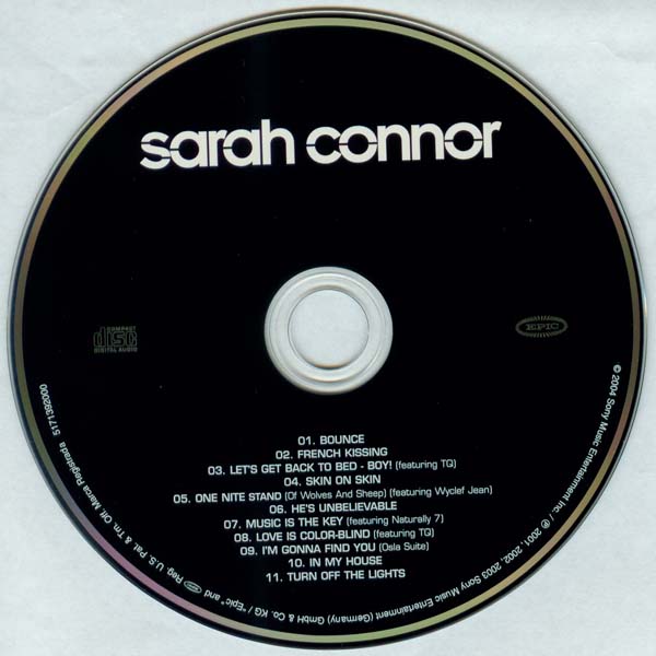Sarah Connor 莎拉·寇娜 – 2004 – Sarah Connor [5171392000][美国版][WAV+CUE]