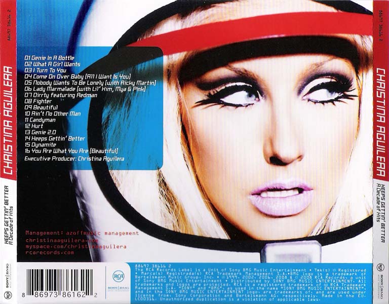 Christina Aguilera 克里斯蒂娜·阿奎莱拉 音乐专辑35张39CD[WAV+CUE]