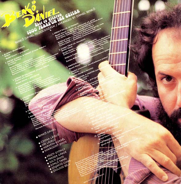 Benkő Dániel – 1983 – 1000 év gitáron [DLPM 17801][LP黑胶][匈牙利版][WAV+CUE]