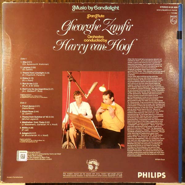 Gheorghe Zamfir – 1978 – Music by Candlelight [9120 309][LP黑胶][荷兰版][WAV+CUE]