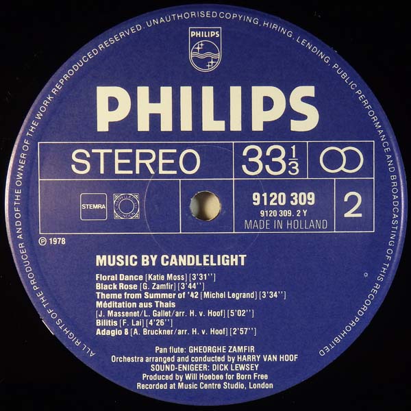 Gheorghe Zamfir – 1978 – Music by Candlelight [9120 309][LP黑胶][荷兰版][WAV+CUE]