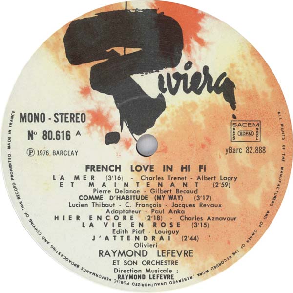 Raymond Lefevre – 1976 – French Love in hi fi [82.889][LP黑胶][法国版][WAV+CUE]