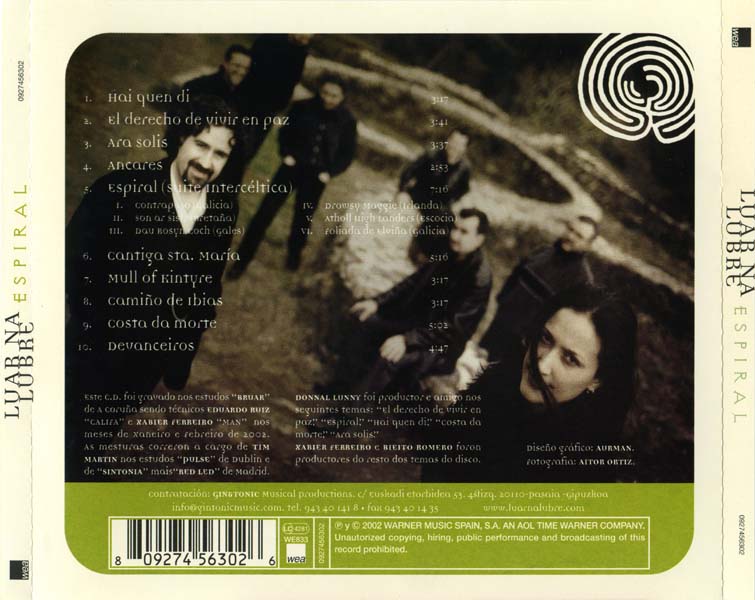 Luar Na Lubre 魔力森林的月光 西班牙民谣团体 音乐专辑11张11CD[WAV+CUE]