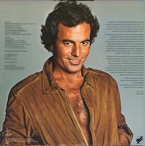 Julio Iglesias 胡里奥·伊格莱西亚斯 音乐专辑1129张144CD[WAV+CUE]