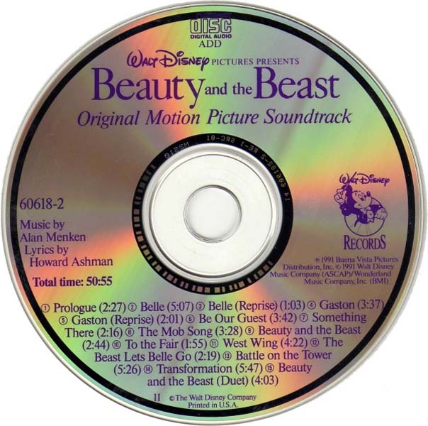 电影原声 – 1991 – 美女与野兽 Beauty and the Beast [60618-2][美国版][WAV+CUE]
