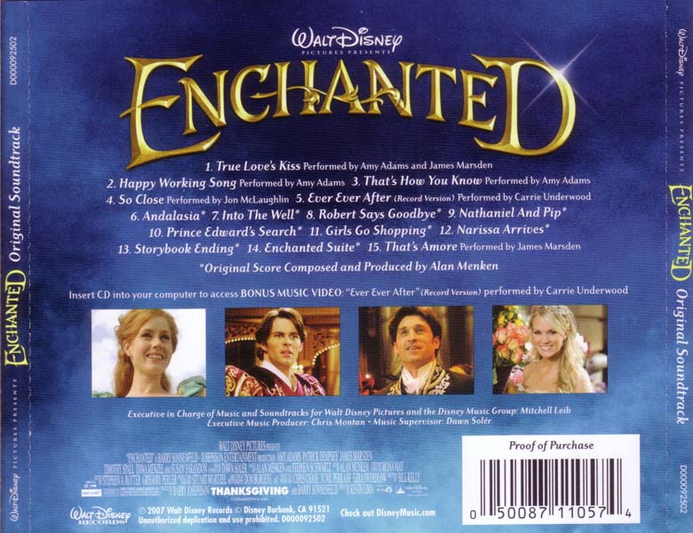 电影原声 – 2007 – 魔法奇缘 Enchanted [D0000092502][美国版][WAV+CUE]