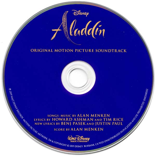 电影原声 – 2019 – 阿拉丁 Aladdin (真人版) [D003108302][美国版][WAV+CUE]