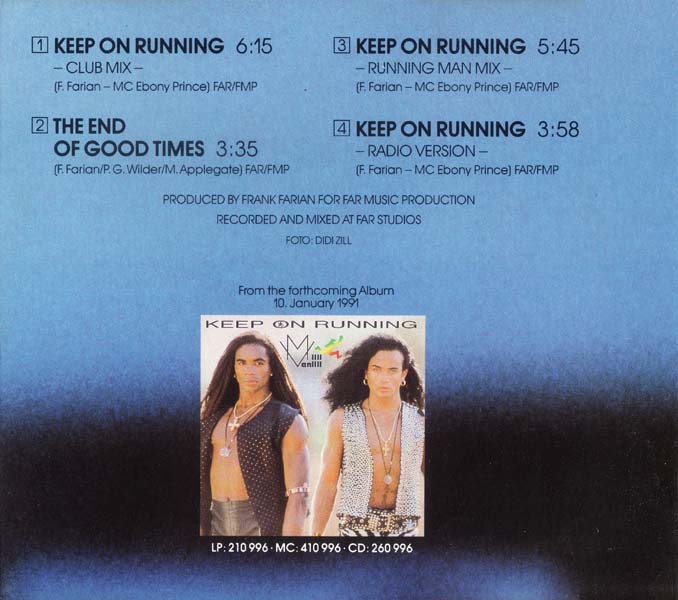Milli Vanilli 米力瓦利合唱团 音乐专辑10张10CD[WAV+CUE]