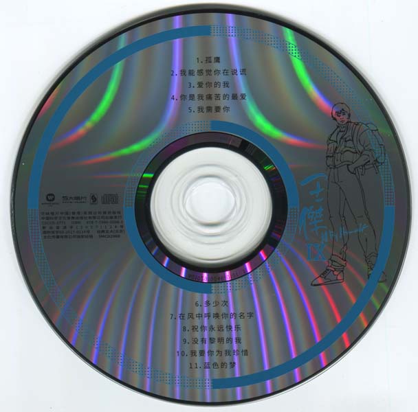 王杰 – 1992 – IX All By Himself [5MCD-2060][限量版][5大唱片 2017再版][WAV+CUE]