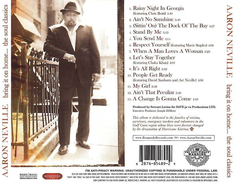 Aaron Neville 亚伦·内维尔 音乐专辑7张7CD[WAV+CUE]