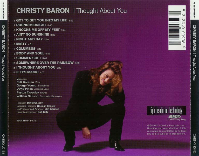 Christy Baron 克里斯蒂·巴伦 音乐专辑4张4CD[WAV+CUE]