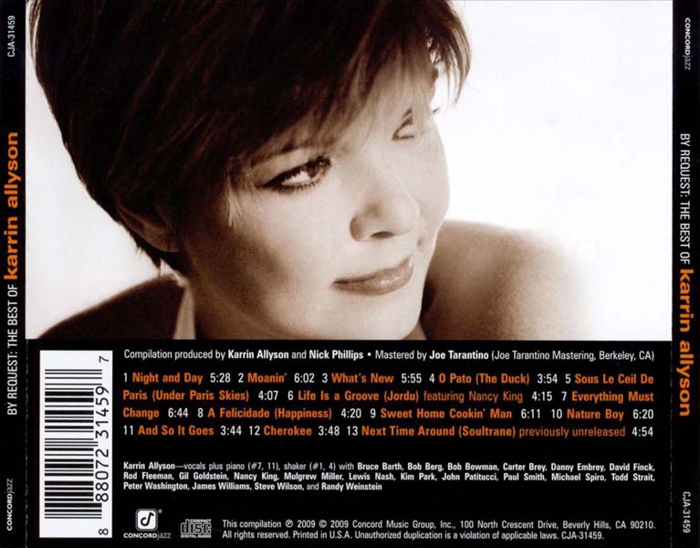 Karrin Allyson 凯琳·艾莉森 音乐专辑16张16CD[WAV+CUE]