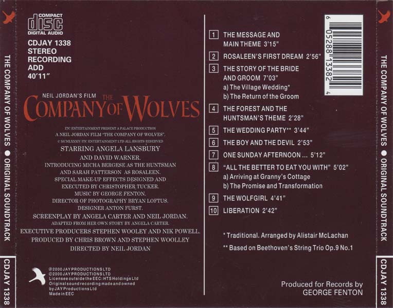 电影原声 – 2000 – The Company Of Wolves (1984) 狼之一族 [CDJAY 1338][欧版][WAV+CUE]