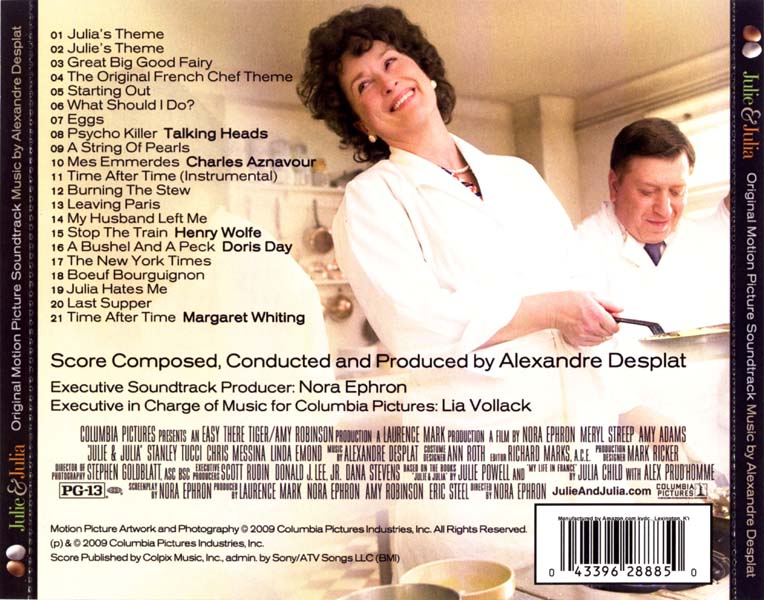 电影原声 – 2009 – Julie & Julia 朱莉与朱莉娅 [0 43396 28885 0][美国版][WAV+CUE]