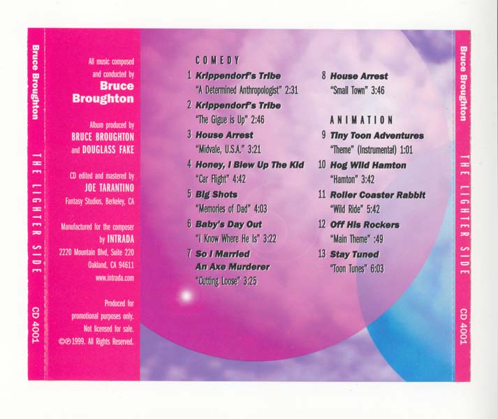 电影原声 – 1999 – The Lighter Side 轻松一面 [CD 4001][美国版][WAV+CUE]