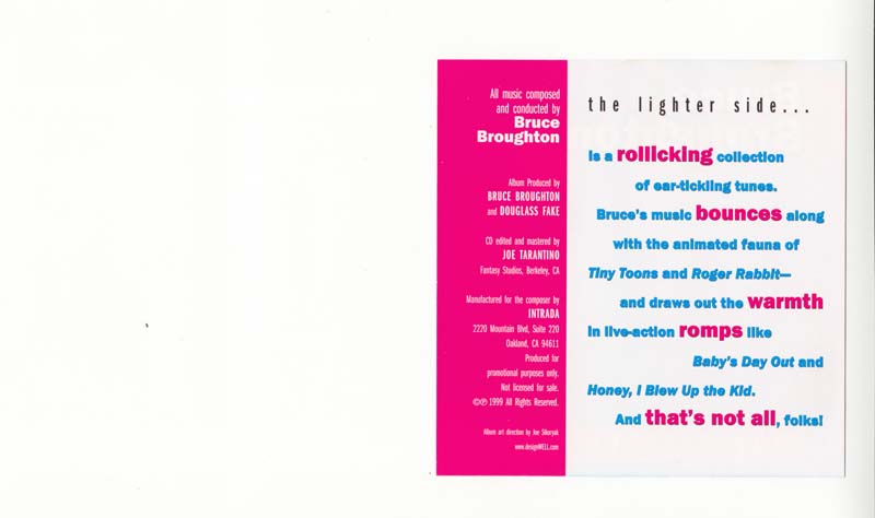 电影原声 – 1999 – The Lighter Side 轻松一面 [CD 4001][美国版][WAV+CUE]