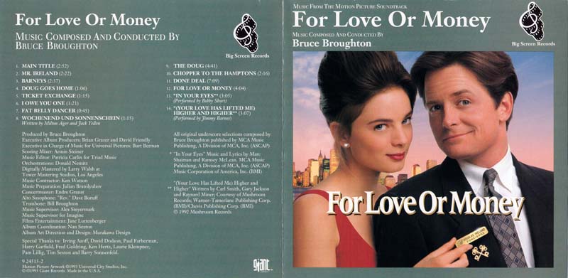 电影原声 – 1993 – For Love or Money 金钱帝国 [9 24515-2][美国版][WAV+CUE]