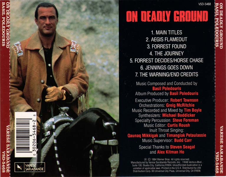 电影原声 – 1994 – On Deadly Ground 极地雄风 [VSD-5468][美国版][WAV+CUE]