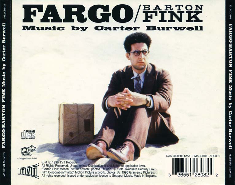 电影原声 – 1996 – Fargo – Barton Fink 冰血暴 巴顿・芬克 [SMA CD808][英国版][WAV+CUE]