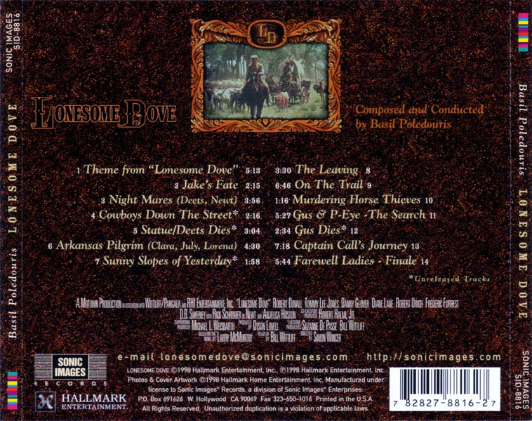 电影原声 – 1998 – Lonesome Dove 孤鸽镇 [SID-8816][美国版][WAV+CUE]