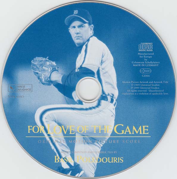 电影原声 – 1999 – For Love Of The Game 棒球之爱 [VSD-6092][德国版][WAV+CUE]