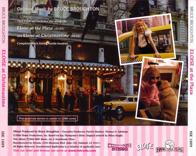 电影原声 – 2006 – Eloise At The Plaza & Eloise At Christmastime [ISE 1009][美国版][WAV+CUE]