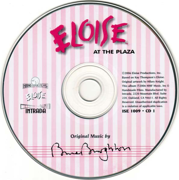 电影原声 – 2006 – Eloise At The Plaza & Eloise At Christmastime [ISE 1009][美国版][WAV+CUE]