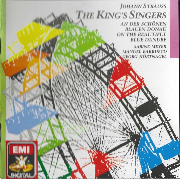 The King’s Singers – 1990 – On The Beautiful Blue Danube 约翰・施特劳斯二世 蓝色多瑙河改编作品集 [CDC 7 54057 2][西德版][WAV+CUE]