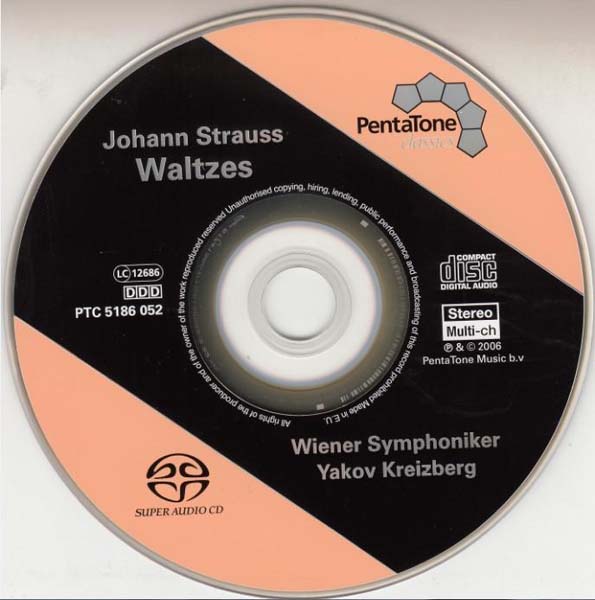 Yakov Kreizberg 亚科夫·克莱兹堡 – 2006 – Johann Strauss Waltzes 约翰・施特劳斯圆舞曲集 [PTC 5186 052][SACD][荷兰版][ISO]
