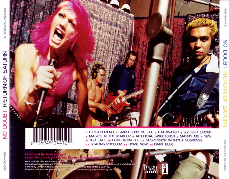 No Doubt 无疑乐队 音乐专辑11张11CD[WAV+CUE]