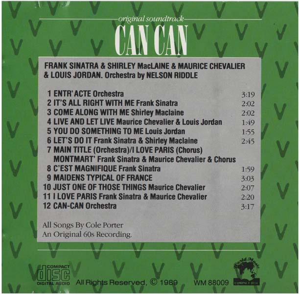 电影原声 – 1960 – Can-Can (1989)[WM 88009][欧版][WAV+CUE]