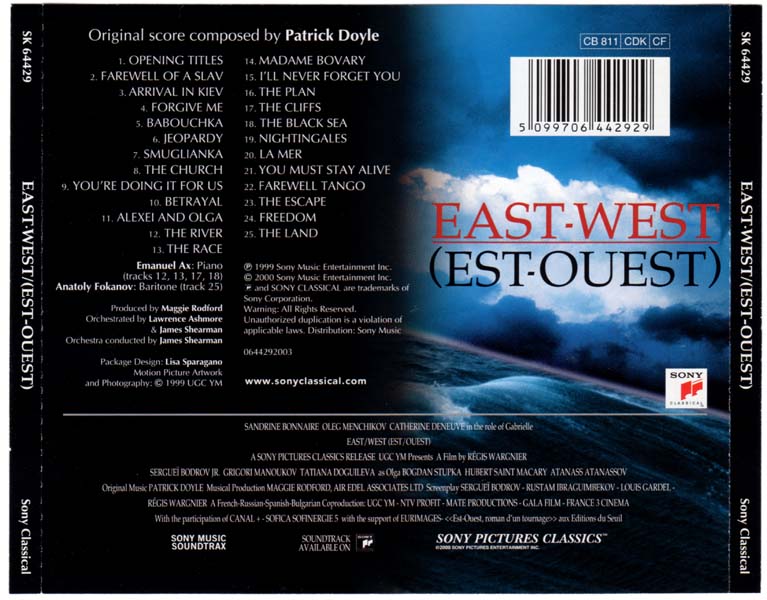 电影原声 – 2000 – East West Patrick Doyle 东方西方 [SK 64429][奥地利版][WAV+CUE]