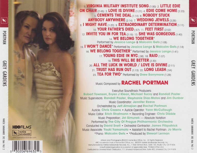 电影原声 – 2009 – Grey Gardens 灰色花园 [302 066 963 2][美国版][WAV+CUE]