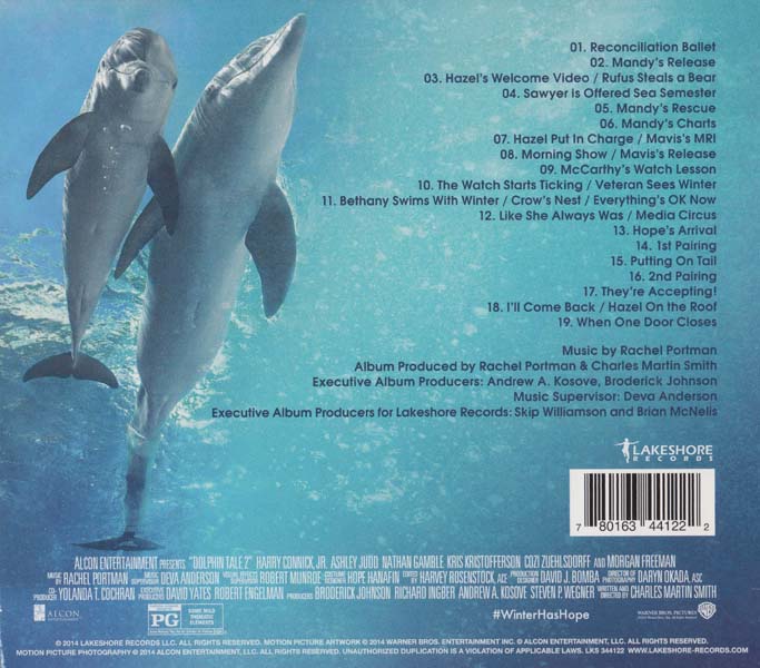 电影原声 – 2014 – Dolphin Tale 2 海豚的故事 2 [LKS344122][美国版][WAV+CUE]