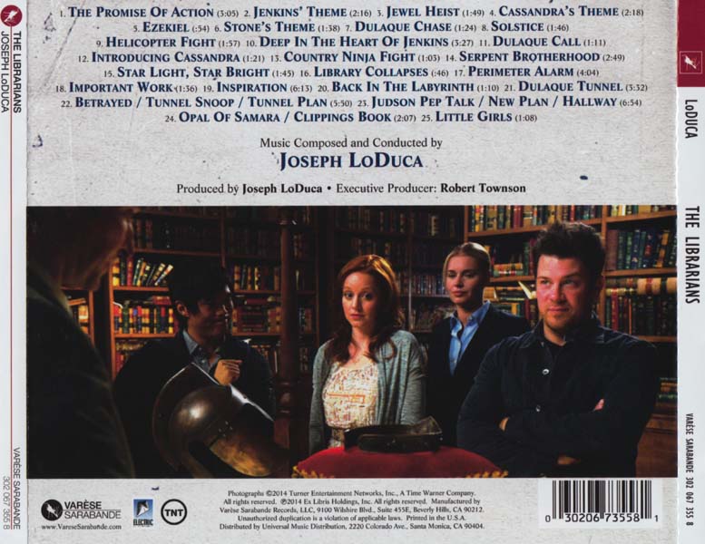 电影原声 – 2015 – The Librarians 图书馆员 [302 067 355 8][美国版][WAV+CUE]