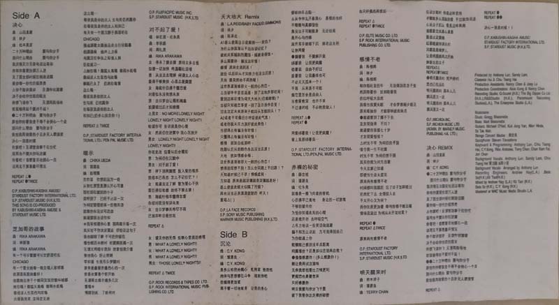 林忆莲 – 1994 – SANDY ’94 [CN-E12-94-333-00 A.J6][TP磁带][南京音像][引进版][自抓][WAV+CUE]