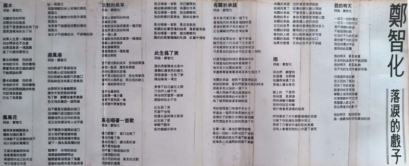 郑智化 – 1993 – 落泪的戏子 [CN-E02-93-352-00 A·J6][TP磁带版][引进版][自抓][WAV+CUE]