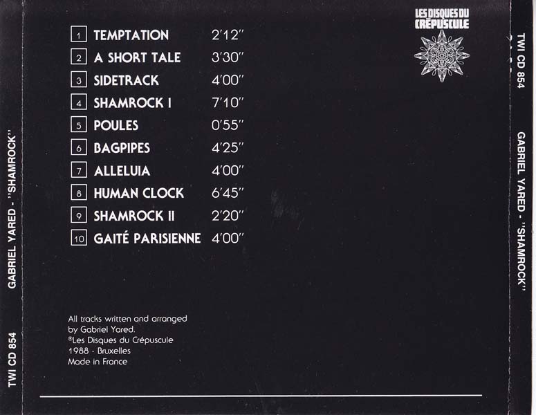 电影原声 – 1988 – Shamrock 三叶草 [TWI CD 854][法国版][WAV+CUE]