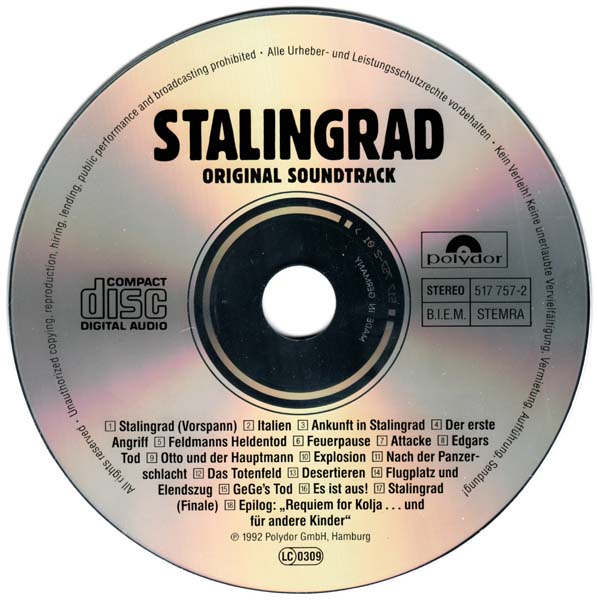 电影原声 – 1992 – Stalingrad 斯大林格勒 [517 757-2][德国版][WAV+CUE]