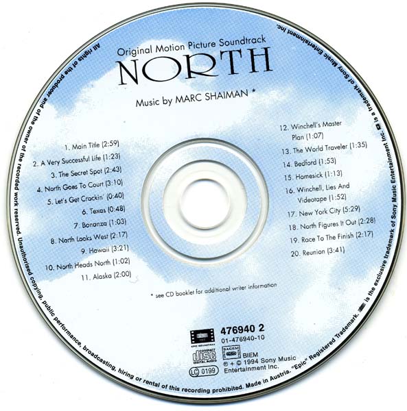 电影原声 – 1994 – North Marc Shaiman 浪子保镖 [EPC 476940 2][奥地利版][WAV+CUE]