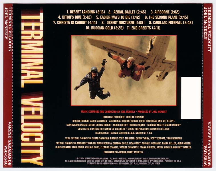 电影原声 – 1994 – Terminal Velocity 终极速度 [VSD-5546][美国版][WAV+CUE]