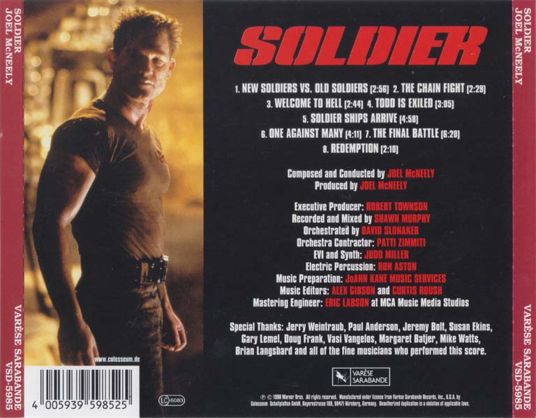 电影原声 – 1998 – Soldier 兵人 [VSD-5985][德国版][WAV+CUE]