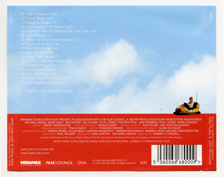 电影原声 – 2003 – Heartlands 心灵之地 [PRCD 11][英国版][WAV+CUE]
